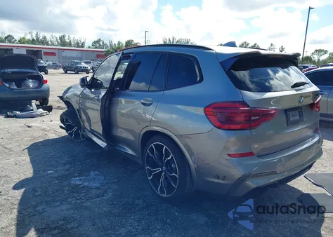 2020 BMW X3 M Competition z USA, uszkodzony, nr VIN 5YMTS0C05L9B83764